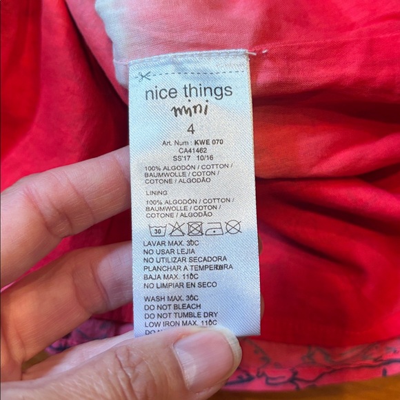 New! NICE THINGS MINI 4T Seaworld Tye Dye Skirt Fish Mod Print - Picture 5 of 7